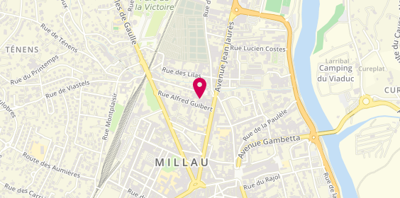 Plan de MACIF, 28 Rue Alfred Guibert, 12100 Millau
