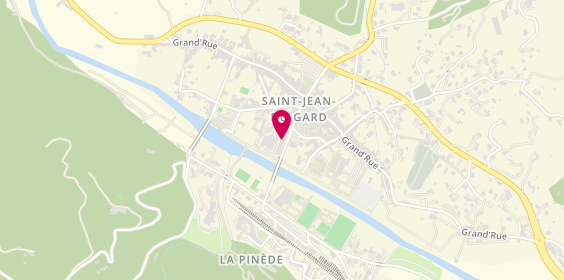Plan de Caisse d'Epargne, avenue René Boudon, 30270 Saint-Jean-du-Gard
