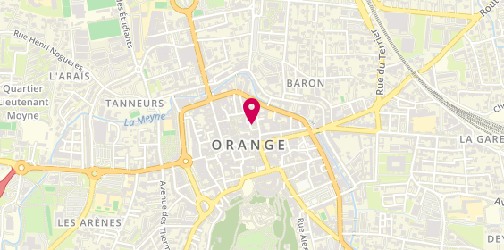 Plan de BNP Paribas - Orange, 24 place Georges Clemenceau, 84100 Orange