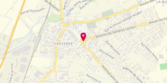 Plan de Agence Caussade, 3 place Léon de Maleville, 82300 Caussade