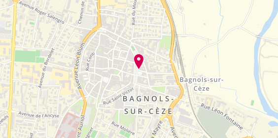 Plan de Bagnols S Ceze, 1 Rue Louis Thomas, 30200 Bagnols-sur-Cèze
