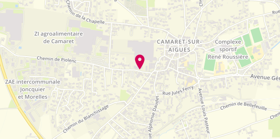 Plan de Agence de Camaret, 9 chemin de Piolenc, 84850 Camaret-sur-Aigues