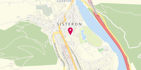 Plan de Agence de Sisteron, Cr du Collège, 04200 Sisteron