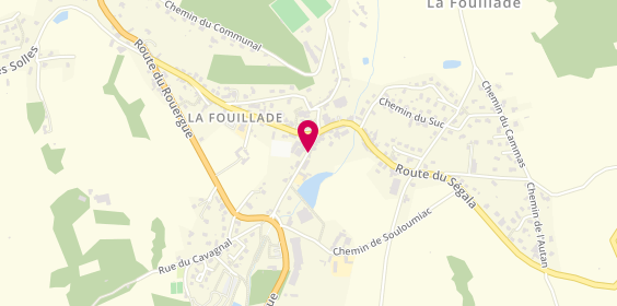 Plan de Agence la Fouillade, 13 Rue de la Fontaine, 12270 La Fouillade