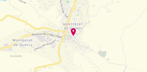 Plan de Agence Montpezat de Quercy, place de la Résistance, 82270 Montpezat-de-Quercy