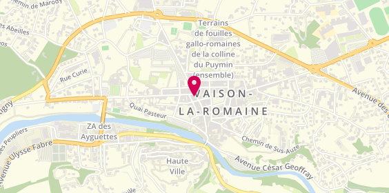 Plan de LCL Banque et assurance, 67 Grand Rue, 84110 Vaison-la-Romaine