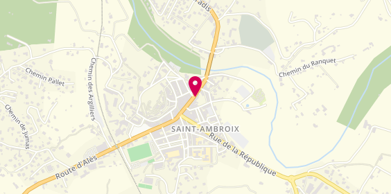 Plan de Crédit Agricole du Languedoc - Saint Ambroix, Boulevard du Portalet, 30500 Saint-Ambroix