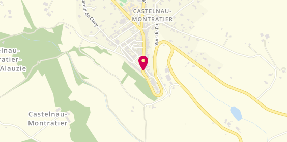 Plan de Agence Castelnau Montratier, Place Léon Gambetta, 46170 Castelnau-Montratier