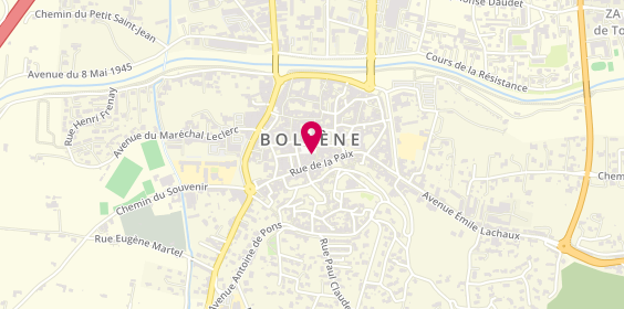 Plan de Bollene de Provence, 2 Place Reynaud de la Gardette, 84500 Bollène