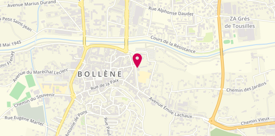 Plan de Agence de Bollene, 17 Boulevard Victor Hugo, 84500 Bollène