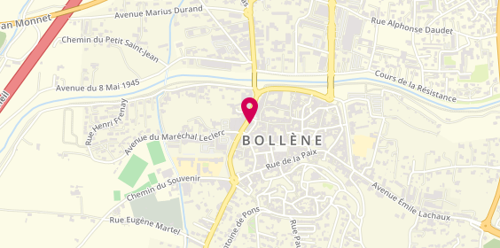 Plan de BNP Paribas - Bollene, Immeuble Pasteur
avenue Pasteur, 84500 Bollène