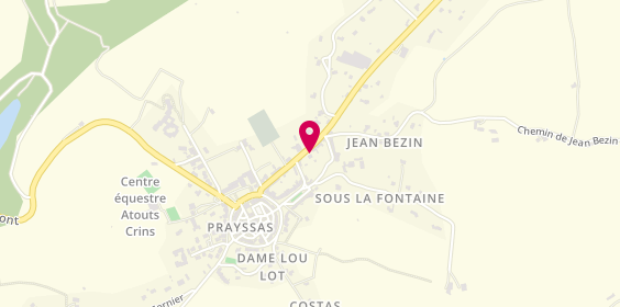 Plan de Crédit Agricole, Route de Villeneuve, 47360 Prayssas