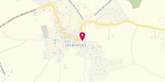 Plan de Agence Lalbenque, 62 place de la Bascule, 46230 Lalbenque