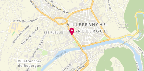 Plan de MACIF, 18 Boulevard Charles de Gaulle, 12200 Villefranche-de-Rouergue