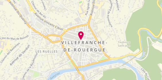 Plan de Gab Villefranche Notre Dame, Arcades Alfonse de Poitiers, 12200 Villefranche-de-Rouergue