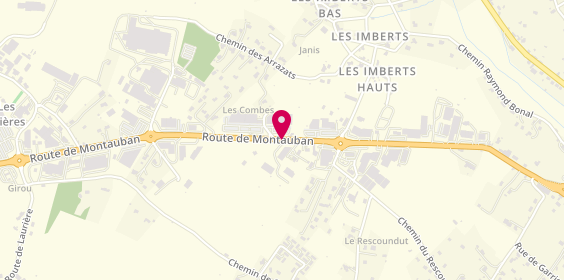 Plan de Agence Villefranche Bernussou, Route Montauban, 12200 Villefranche-de-Rouergue