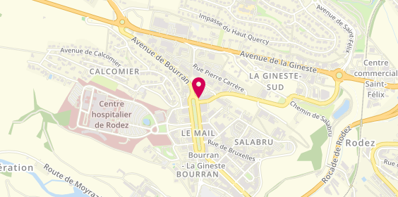 Plan de Agence Rodez Bourran, 18 avenue de Bourran, 12000 Rodez