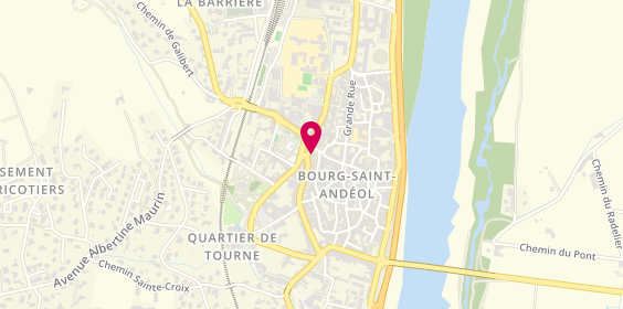Plan de Bureau 927, 9 place Frédéric Mistral, 07700 Bourg-Saint-Andéol