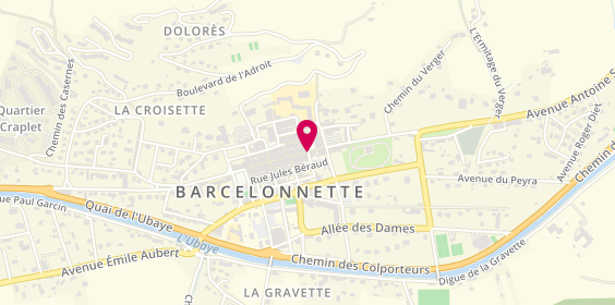 Plan de BNP Paribas - Barcelonnette, 9 Rue Manuel, 04400 Barcelonnette