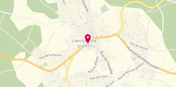 Plan de Agence LIMOGNE, 51 Route de Cahors, 46260 Limogne-en-Quercy