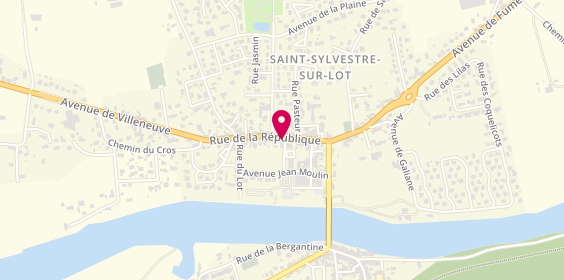 Plan de Banque Populaire Occitane, 2 place de la Mairie, 47140 Saint-Sylvestre-sur-Lot