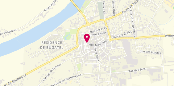 Plan de Agence Ste Livrade, place de Verdun, 47110 Sainte-Livrade-sur-Lot