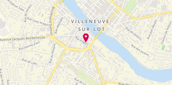 Plan de Agence Place d'Aquitaine, Rue d'Agen, 47300 Villeneuve-sur-Lot