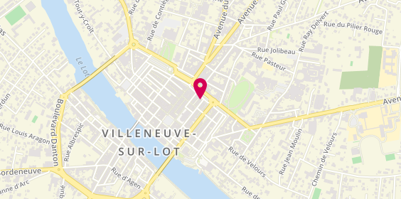 Plan de Villeneuve Centre, 19 Boulevard Bernard Palissy, 47300 Villeneuve-sur-Lot
