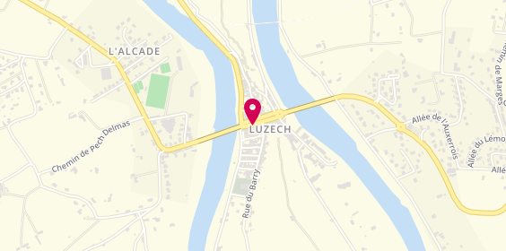 Plan de Agence LUZECH, 35 place du Canal, 46140 Luzech