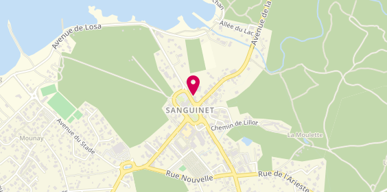 Plan de Crédit Agricole Agence de Sanguinet, 236 Place de la Mairie, 40460 Sanguinet