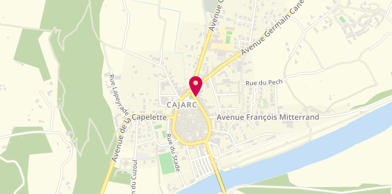 Plan de Agence Cajarc, 28 place du Foirail, 46160 Cajarc