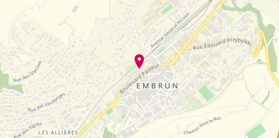 Plan de Agence d'Embrun, Boulevard Pasteur, 05200 Embrun