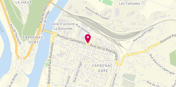 Plan de Caisse d'Epargne, 5 avenue Charles de Gaulle, 12700 Capdenac-Gare
