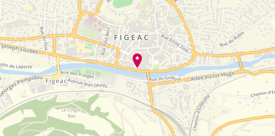 Plan de Agence de Figeac, 8 Quai Albert Bessières, 46100 Figeac