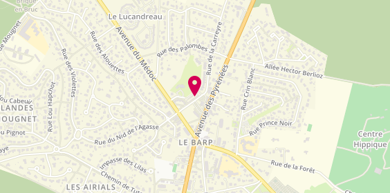 Plan de Agence Groupama le Barp, 15 Rue de la Carreyre, 33114 Le Barp