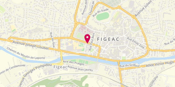 Plan de Agence FIGEAC, 9 avenue Fernand Pezet, 46100 Figeac