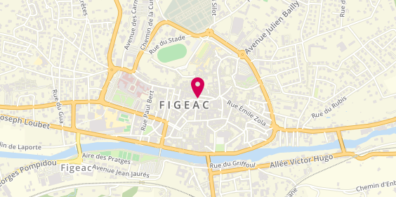 Plan de Agence FIGEAC Halles, 18 place Carnot, 46100 Figeac