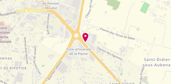 Plan de Banque Populaire du Sud, Quartier des Champs
966 Route de Montélimar, 07200 Saint-Didier-sous-Aubenas