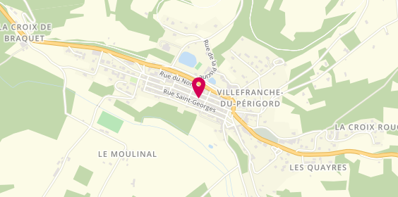 Plan de Crédit Agricole, Rue Notre Dame, 24550 Villefranche-du-Périgord