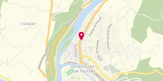 Plan de Crédit Agricole Entraygues Sur Truyere, 1 avenue de Verdun, 12140 Entraygues-sur-Truyère