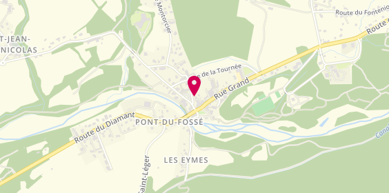 Plan de Agence Saisonniere de Pont du Fosse, Pont du Fossé, 05260 Saint-Jean-Saint-Nicolas