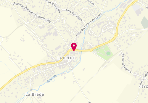 Plan de Sbcic, 15 place Saint-Jean d'Etampes, 33650 La Brède