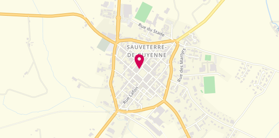 Plan de Sauveterre de Guyenne, 21 République, 33540 Sauveterre-de-Guyenne