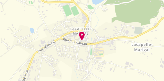 Plan de Banque Populaire Occitane, Place du Fort, 46120 Lacapelle-Marival