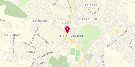 Plan de Agence Leognan, Centre Commercial
4. Place du General de Gaulle, 33850 Léognan