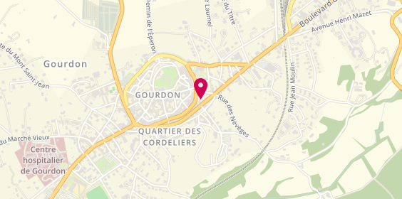 Plan de Agence Gourdon, 40 Boulevard Mainiol, 46300 Gourdon