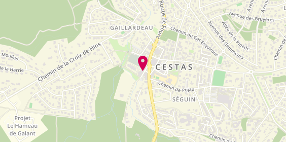 Plan de Agence Cestas, Place de l'Eglise, 33610 Cestas