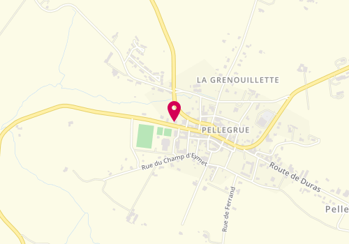 Plan de Crédit Agricole, 6 Route de Sauveterre, 33790 Pellegrue