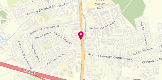 Plan de Crédit Mutuel du Sud Ouest VILLENAVE d'ORNON, 577 Route de Toulouse, 33140 Villenave-d'Ornon
