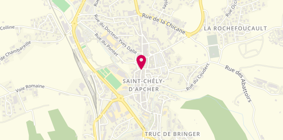 Plan de Cic Sud Ouest, 77 Rue Théophile Roussel, 48200 Saint-Chély-d'Apcher